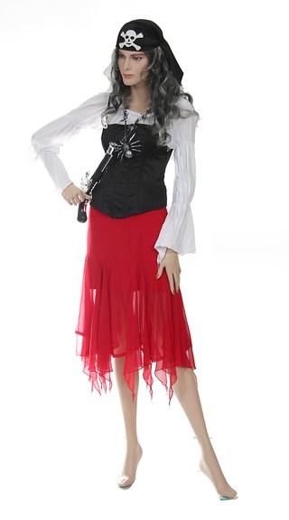 Piratenkostüm Damen im Kostümverleih Fantastico mieten - Fantastico